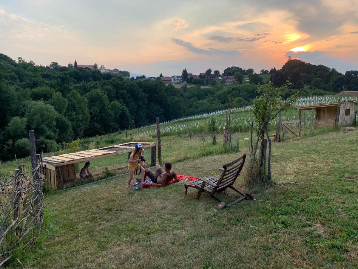 Boutique Glamping Divja Divine Villa Zgornja Korena Kültér fotó